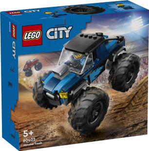Конструктор LEGO CITY 60402 Синий грузовик-монстр - фото