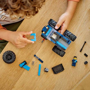 Конструктор LEGO CITY 60402 Синий грузовик-монстр - фото