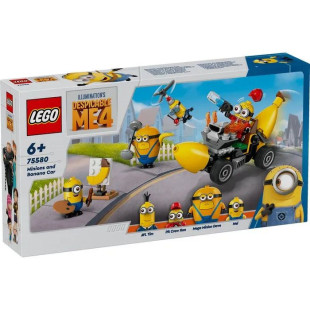 Конструктор LEGO Minions 75580 Миньоны и машина-банан - фото