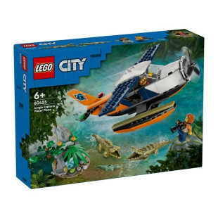 Конструктор LEGO CITY 60425 Исследователь джунглей: водный самолет - фото