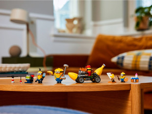 Конструктор LEGO Minions 75580 Миньоны и машина-банан - фото