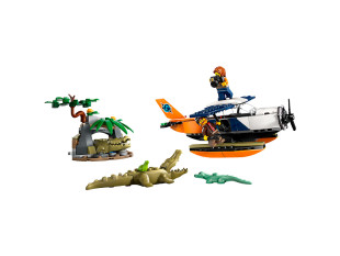 Конструктор LEGO CITY 60425 Исследователь джунглей: водный самолет - фото