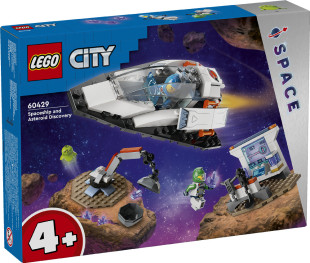 Конструктор LEGO City 60429 Космический корабль и исследование астероидов - фото