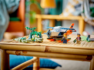 Конструктор LEGO CITY 60425 Исследователь джунглей: водный самолет - фото