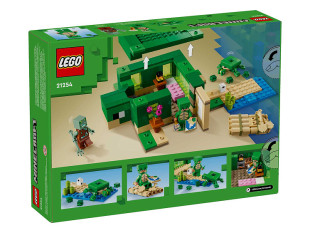 Конструктор LEGO Minecraft 21254 Домик на Черепашьем пляже - фото