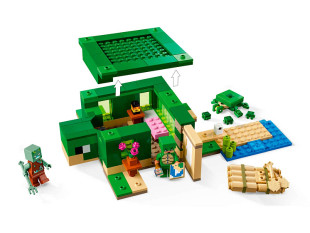 Конструктор LEGO Minecraft 21254 Домик на Черепашьем пляже - фото