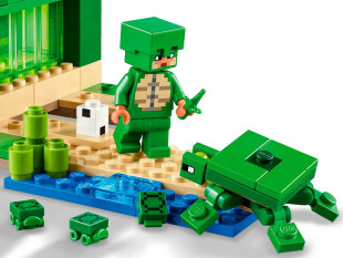Конструктор LEGO Minecraft 21254 Домик на Черепашьем пляже - фото