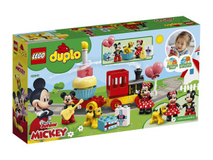 Конструктор LEGO DUPLO 10941 Праздничный поезд Микки и Минни - фото