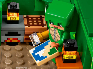 Конструктор LEGO Minecraft 21254 Домик на Черепашьем пляже - фото