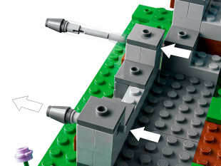 Конструктор LEGO Minecraft 21244 Застава меча - фото
